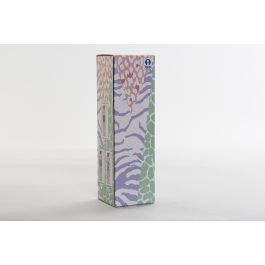 DKD Home Decor Botella Lila y Rojo Borosilicato Inox 6.5 x 23 x 6.5 cm Apto Microondas Lavavajillas Cierre Hermético (6 Unidades)