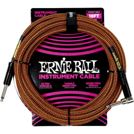 Ernieball Cable para Instrumento Trenzado Jack-Jack 5.5 M Naranja / Negro Precio: 28.49999999. SKU: B1HVBPM7TK