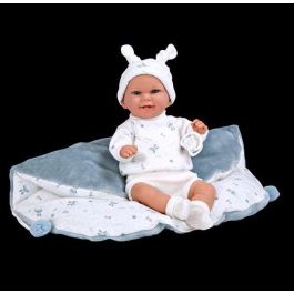 Muñeca elegance 35 cm babyto azul c/manta (muñeco de peso) Muñeca elegance 35 cm babyto azul c/manta (muñeco de peso)