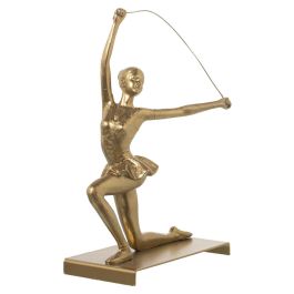 Figura Decorativa Alexandra House Living Dorado Plástico Gimnasta 13 x 19 x 27 cm