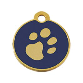 Placa identificativa para collar Imarc Circle Azul Dorado Precio: 11.68999997. SKU: B1D3B3N9SP