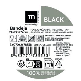 Bandeja Melamina Mate White 24x24x2.5 cm La Mediterrane - Inde (12 Unidades) Bandeja Melamina Mate White 24x24x2.5 cm La Mediterrane - Inde (12 Unidades)