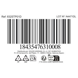 La Mediterranea Vaso "Sonella" 270 cc Morado (48 Unidades)