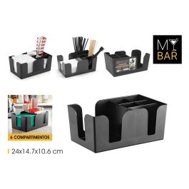 Organizador de servilletas y pajitas My Bar, 6 secciones (6 Unidades) Precio: 31.69000043. SKU: B18PSSH7WB