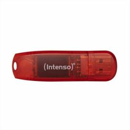 Memoria USB INTENSO Rainbow Line Rojo 128 GB Memoria USB INTENSO Rainbow Line Rojo 128 GB
