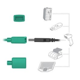 RAM Mounts Key-Locking Power + Data Dock para Samsung Galaxy Tab Active4 Pro y Tab Active Pro