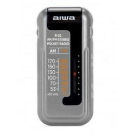 Radio Portátil Aiwa R22SL SILVER Gris Plateado AM/FM Precio: 29.88999959. SKU: S7602694