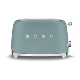 Smeg TSF01EGMEU Tostador de 2 rebanadas, Verde Esmeralda Mate, con control de tostado ajustable y funciones de descongelación Precio: 199.49999993. SKU: B1EK66AXTF