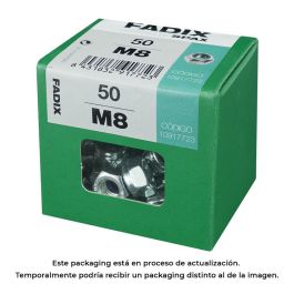 Fadix Tuerca con Autofreno Zincada M8 - Caja 50 Unidades