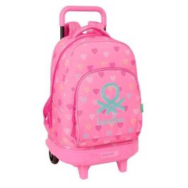 Benetton Mochila "Heart" Grande con Ruedas Compact Extraible 33x45x22cm Precio: 74.84999984. SKU: B19PRSFETF