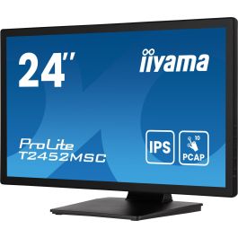 iiyama Monitor T2452MSC-B1AG Táctil 60.5cm (23.8") Full HD IPS HDMI+DP+USB Negro