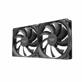 Tacens AF12X2 Ventilador de Caja 120mm (Pack 2) Ultra Silencioso 14 dB, Rodamiento Fluxus Bearing, Flujo de Aire Optimizado Air-Guide