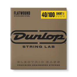 DUNLOP Juego Bajo Entorchado Plano 40-100 (Escala Corta) Precio: 76.003125. SKU: B134P4EDXN