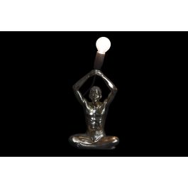 DKD Home Decor Homb Lámpara de Sobremesa Moderna Negra y Dorada, 2 Unidades, 25W E14 de Resina, 25 x 16 x 10.5 cm DKD Home Decor Homb Lámpara de Sobremesa Moderna Negra y Dorada, 2 Unidades, 25W E14 de Resina, 25 x 16 x 10.5 cm