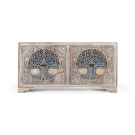 GINER Y COLOMER Aparador de Madera de Mango con 4 Puertas Decoradas a Mano Precio: 1548.7879. SKU: B1H4J97F4B