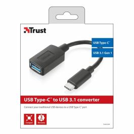 Cable USB A a USB C Trust 20967 Negro Precio: 15.49999957. SKU: B18D9NGD7S