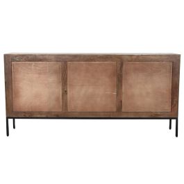 Aparador Home ESPRIT Blanco Metal Madera de mango 180 x 40 x 85 cm