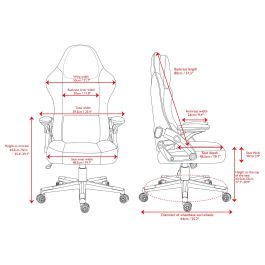 Deltaco DC130 Silla Gaming Soft Woven Mesh Negra - Silla ergonómica de malla transpirable para juegos