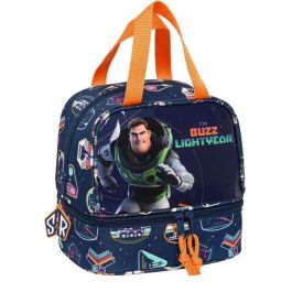 Portameriendas Buzz Lightyear Azul marino 20 x 20 x 15 cm Portameriendas Buzz Lightyear Azul marino 20 x 20 x 15 cm