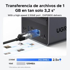 Ugreen NASync DXP2800 NAS 2 Bahías, Intel N100, 8GB DDR5, Compacto