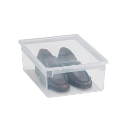 Terry Contenedor multiusos con tapa transparente 27,8x39,6x13,2 cm para zapatos o complementos