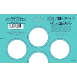 Quttin Molde de Silicona para Air Fryer con 7 Huecos - 18 x 5 cm (24 Unidades)