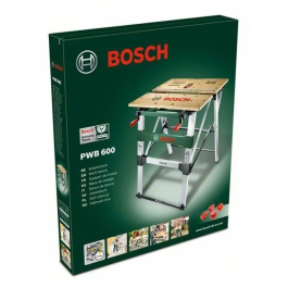 Bosch Banco de trabajo plegable PWB 600 - Mesa 640x840x90 mm, Carga máxima 200 kg