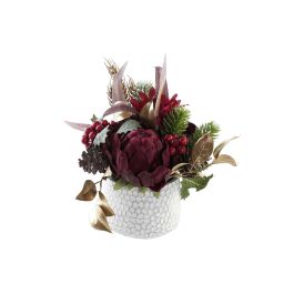 DKD Home Decor Planta de Navidad Artificial Tradicional Roja y Blanca de PE, 26x26x24 cm, Paquete de 12 Unidades Precio: 65.85546. SKU: B1BDT8AL8F