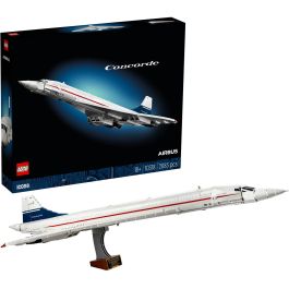 Lego AAAAN06836 Icons Concorde Kit de Construcción de Aviones para Adultos con Detalles Auténticos y 3 Modos