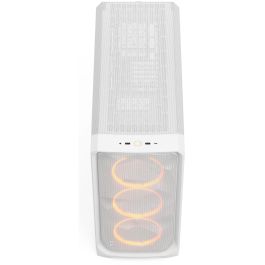 Fractal Design Meshify 3 XL White RGB TG Light Tint Caja de PC Midi con Ventana de Vidrio Templado y Panel Frontal de Malla