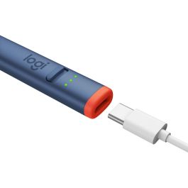 Logitech 914-000080 Crayon Lápiz digital inalámbrico Bluetooth para Apple iPad 10.2", 10.5" Air, 10.9", iPad Pro; Azul, Batería Litio