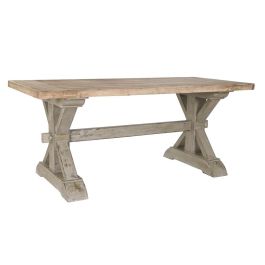 Mesa Comedor Romantico DKD Home Decor Natural 80 x 76 x 180 cm Precio: 523.69000013. SKU: B12A4Y2VM2