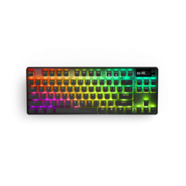 SteelSeries Apex Pro TKL Teclado Mecánico Inalámbrico y Cableado USB + RF Wireless + Bluetooth QWERTY Inglés EE. UU. Negro - 64865 Precio: 559.49999974. SKU: B15SD49YYJ