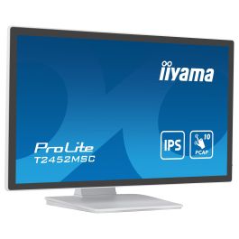 iiyama T2452MSC-W1 Monitor Táctil 23.8 Pulgadas IPS Full HD 1920x1080 HDMI USB Blanco