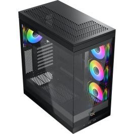 Caja PC - XIGMATEK - META - Torre Media - E-ATX - Vidrio Templado - ARGB - Negro