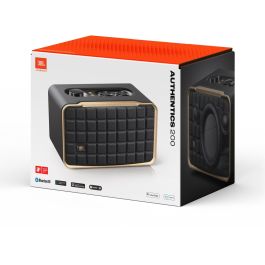 JBL Authentics 200 Altavoz estéreo portátil, Inalámbrico con Bluetooth y Wi-Fi, 45W, Negro