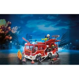Playmobil Ciudad Acción - Camión Bomberos con 2 Figuras y Herramientas, Recomendado +4 Años