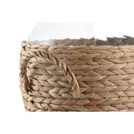 Jarron Shabby DKD Home Decor Transparente Marron Claro 37 x 55 x 37 cm Jarron Shabby DKD Home Decor Transparente Marron Claro 37 x 55 x 37 cm