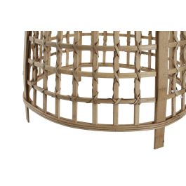 DKD Home Decor Lámpara de Techo Balines Ratán Natural 42 x 63 x 42 cm