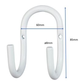 Vivolink Wall Cable Organizer white w/ white screws Vivolink Wall Cable Organizer white w/ white screws