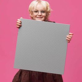 LEGO 11024 Placa Base Gris 48x48 Classic para Construir, Ensamblar y Exhibir