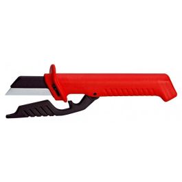 Knipex 98 56 Cuchillo para Cables, de Electricista, con Mango Plástico, Color Rojo, 190 mm de Longitud y 64 g de Peso Precio: 41.89000035. SKU: B1BARGRANK
