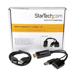 Adaptador DisplayPort a HDMI Startech HD2DP Negro 4K
