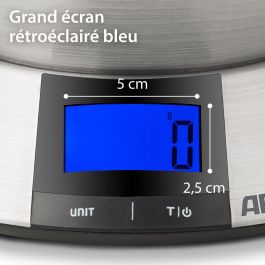 Ade Báscula de Cocina Digital HANNA 4260336174721 Acero Inoxidable Plástico 23 x 16.5 cm
