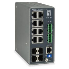 Level One Switch IGU-1271 8 Puertos Gigabit Ethernet PoE y 4 Puertos SFP Gestionado L3 Precio: 813.89000044. SKU: B1FPSDPF9Y