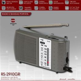SAMI Radio 2 Bandas AM/FM con Auriculares Horizontal - Color Gris Precio: 8.5547. SKU: B17KNY4ACA