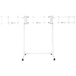 Thermaltake GSC-MSP-MDSLWH-01 Soporte Triple Monitor Pro Snow, hasta 60 kg, para pantallas de 27" a 55", Blanco