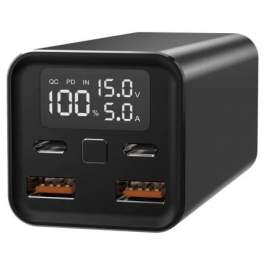 Leotec Batería Externa 20.000mAh 65W Power Delivery para Portátiles y Móviles con 4 Salidas USB-C y USB-A Precio: 58.49999947. SKU: S5613930