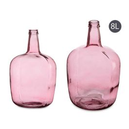 Garrafa de Cristal Rosa 8 Litros Giftdecor - 20x37x20 cm Garrafa de Cristal Rosa 8 Litros Giftdecor - 20x37x20 cm