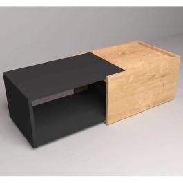 Mesa de centro corredera - L74,5 x H38,5 x P49,5 cm - Fabricada en Alemania - SLIDE Mesa de centro corredera - L74,5 x H38,5 x P49,5 cm - Fabricada en Alemania - SLIDE